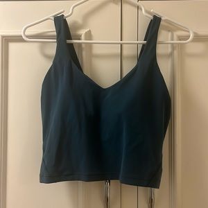 Lululemon align cropped bra size 8 - teal color